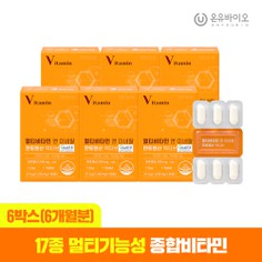 멀티비타민 앤 미네랄 판토텐산액티브 30정 x 6박스