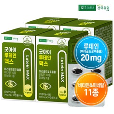[건국유업] 굿아이 루테인 맥스 30캡슐x4개4개월