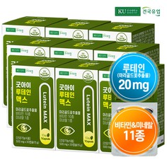 [건국유업] 굿아이 루테인 맥스 30캡슐x9개9개월