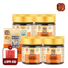 한삼인 6년근 홍삼정심 100g 4통 / 쇼핑백포함