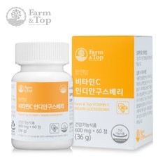 팜엔탑 비타민c 인디안구스베리 600mg x 60정