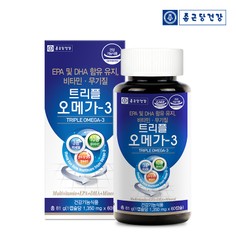 트리플 오메가3 (1,350mgx60캡슐) 1박스(2개월분)