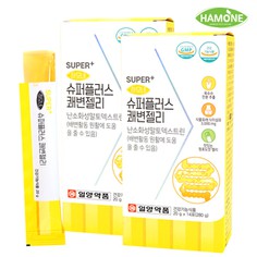 일양약품 하모네 SUPER+ 쾌변젤리 식이섬유 20g 28포 1개월분