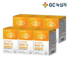 [녹십자] 스마일렌 루테인 12 눈영양제 30캡슐 X6통