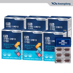[광동] 루테인 오메가3 퍼펙트 6박스 박스당 1,050mg x 30캡슐