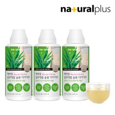 알로에겔 다이어트 청포도맛 1000ml 3병 / 면역력 피부건강 장건강
