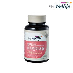 대상웰라이프 멀티비타민 포우먼 1000mg x 60정
