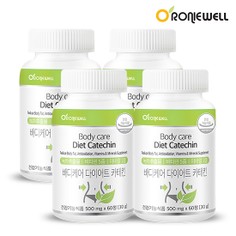 로니웰 바디케어 다이어트 카테킨 500mg 60정 4개 4개월분