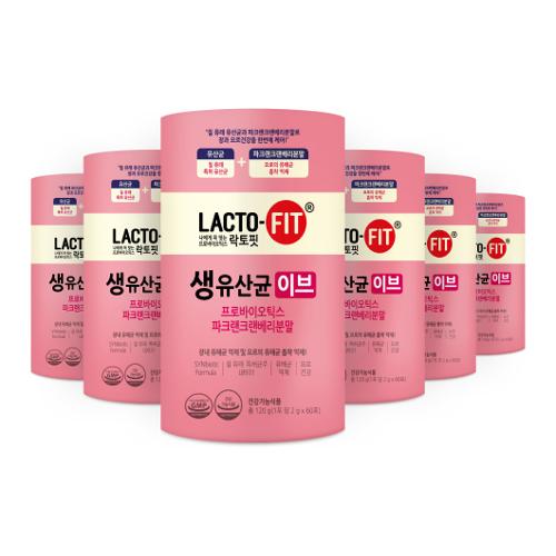 락토핏 생유산균 이브 (질 유래 유산균) 6통 (6개월분)