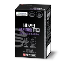 일양약품 비오틴 프리미엄 블랙 영양제 30g, 60정, 1개