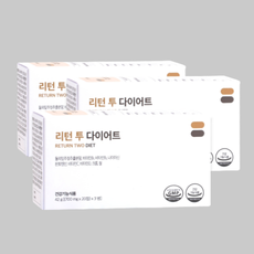 리턴 투 다이어트, 3개입, 1박스