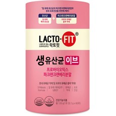 락토핏 생 유산균 이브 60p, 1개, 120g
