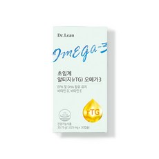 닥터린 초임계 알티지 오메가3, 30캡슐, 30.75g, 1개