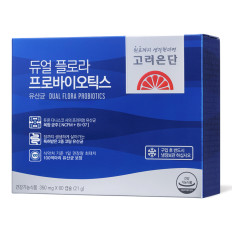 고려은단 듀얼플로라 프로바이오틱스 유산균 60캡슐 X 1개 (2개월분)