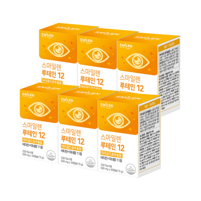 스마일렌 루테인 12 30캡슐X6통