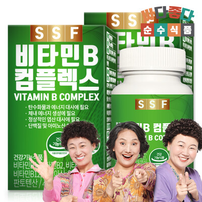 순수식품 비타민B 컴플렉스 6개월분(180정) 비타민비 비오틴 8중복합기능