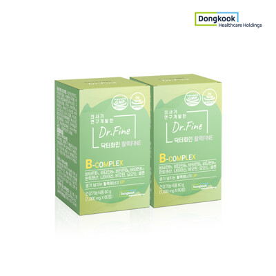[동국헬스케어]닥터화인 활력Fine/비타민 B_complex (1 000mg x 60정) 2개