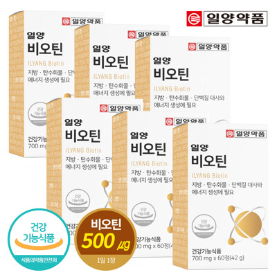 일양약품 비오틴 60정 (6박스/12개월분)