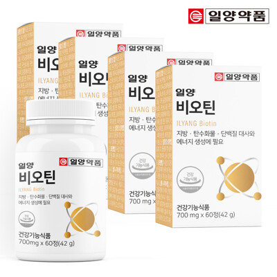 일양약품 비오틴 60정 (4박스)