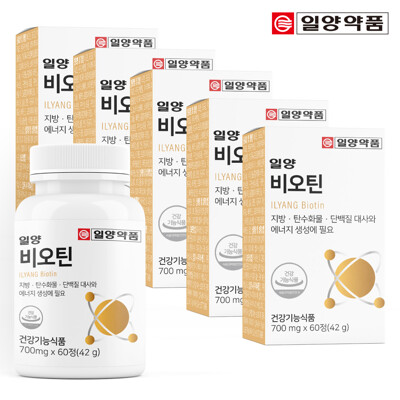 일양약품 비오틴 60정 (5박스)