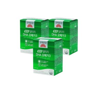 [보리보리/까사비나]고려은단 퓨어 알티지 DHA 오메가3 751mg x 60캡슐 x 3박스 S