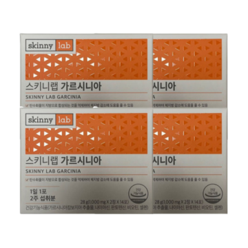 스키니랩 가르시니아 1000mg x 2정 x 14포 x 4개