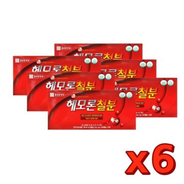 종근당 헤모론 철분 6개