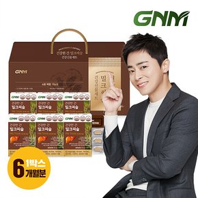 [조정석 밀크씨슬] GNM 건강한 간 밀크씨슬 실리마린 비타민B 선물세트(6개입/총 6개월분) / 밀크시슬 판토텐산 나이아신 간건강 / 추석선물