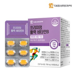 프리미엄 활력 비타민B 60정 1박스(2개월분)