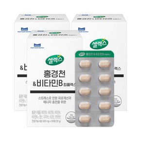 홍경천&비타민B 3박스 (500mg X 180정)/3개월분