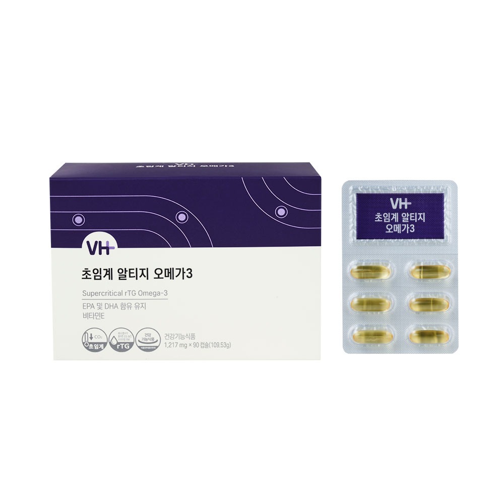 초임계 알티지 오메가3 90캡슐 (3개월분) (유통기한 : 2025-04-25)