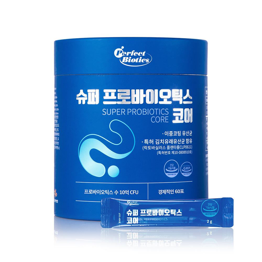 비타민마을 퍼펙트바이오틱스 10억보장 유산균 슈퍼 프로바이오틱스 코어 60포